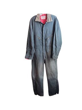 Vintage Insulated Coveralls XL 44R Walls Blizzard-Pruf Vintage Corduroy Collar
